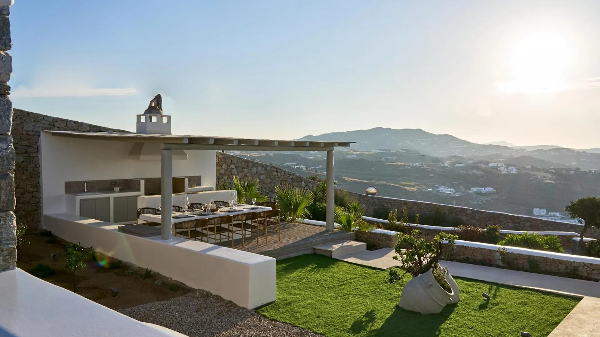 J View Villa Mykonos Psarrou Yunanistan